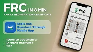 How to Apply Nadra FRC Online in 2026 | STEP BY STEP Process | Family Registration Certificate ✅