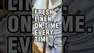 Fresh linen, always stocked, always ready. LinenSupply #EdinburghServices #freshlinen #linenprovider