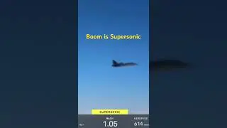 Boom is Supersonic #boom #supersonic  #jet #soundbarrier