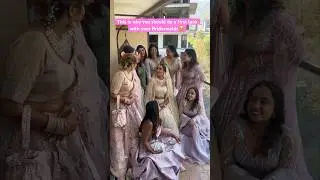 THE REACTION WAS TOO SWEET🤍 #shorts #wedding #bridesmaids