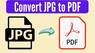 How to convert JPG to PDF file