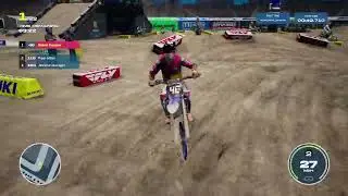 Monster Energy Supercross 6: Career Mode Futures Championship, Race 2 at Milestone Stadium.