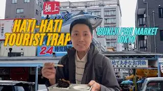 Japan Trip Day 7 hari terakhir, Tsukiji Fish Market hati hati di sini ya guys...