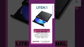 #Liteon External DVD Writer #USB 3 0 Type C | CD Burner Portable