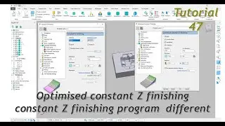 autodesk powermill  optimised constant z finishing tutorial | powermill constant z tutorial in hindi