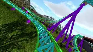 NoLimits2 - Meggaleet | Intamin Terrain Mega-Lite | Crest Hill
