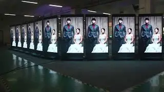 Advertising LED poster,phone shape LED display,floor standing led display