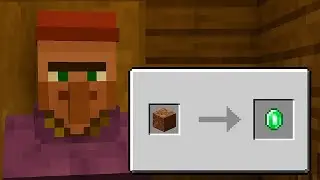 INSANE DIRT TRADE! villager trade op item #minecraft #minecraftbuilds #villagertrade #optrade