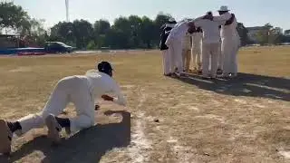 Winnings movement by Infinite sport academy today match #cricket 