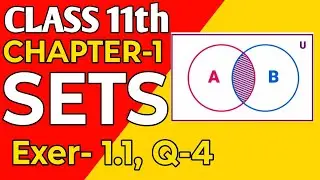 Class-11th Maths Ch-1 Sets Exercise-1.1 Q-4 | Balaji Vidyapeeth 