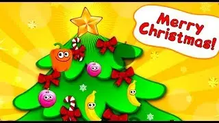 Fun Baby Learn Colors & Play  Shapes in Funny Food! Christmas Game