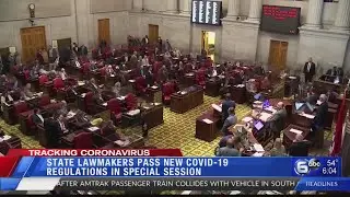 State lawmakers pass new COVID-19 regulations in special session