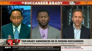 ESPN FIRST TAKE | [ BREAKING NEWS ] Tom Brady announces he is joining Buccaneers