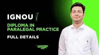 DIPLOMA IN PARALEGAL PRACTICE(DIPP) IGNOU