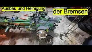 Agria 4800. BREMSEN AUSBAU. Funktion der Trommelbremsen. Da Xaver.
