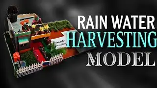 Rainwater harvesting project model with explanation | evs projects | den house