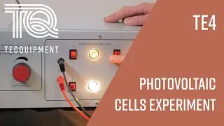 Photovoltaic Cells Experiment (TE4) - Alternative Energy - TecQuipment