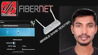 How to change dishhome fiber net wifi password in single band router || how to change wifi password