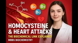 Homocysteine and Heart Attacks || Biochemistry Lecture || U Satyanarayana Biochemistry