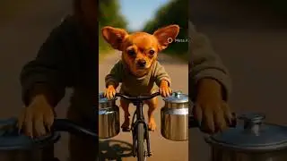 A poor dog 🐶 sell milk of road #shorts#story