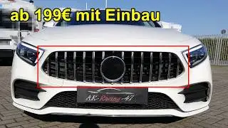 Mercedes CLS C257 Coupe | K&uuml;hlergrill mit Einbau 199 &euro; | Grill Chrome/Black