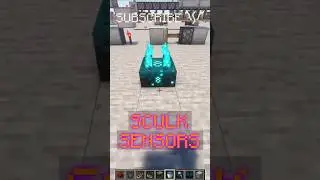SILENCE SCULK SENSORS by WATERLOGGING THEM! | Redstone with PsiVolt #minecraft #redstone