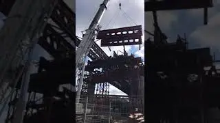 Демонтаж секции аванбека эстакада А СВХ