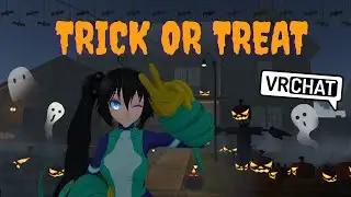 Жуткие соседи, конфеты и хаос | VRChat: приключенческая игра &laquo;Сладость или гадость&raquo;