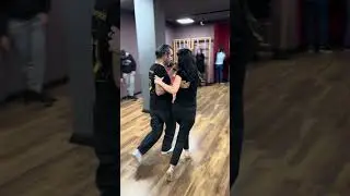 Tango Lesson: Sacada and triple cross variation #tangolesson #tangotechnique #argentinetango #tango