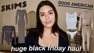HUGE BLACK FRIDAY HAUL 2021 | Skims, Good American, & Abercrombie!