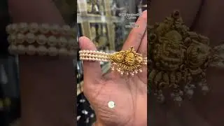 lightweight and beautiful pearl 3 layer choker designs start from only 7 grams