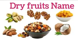 Dry fruits Name in hindi & english । dry fruits Name with picture and video। #सूखे मेवो के नाम।