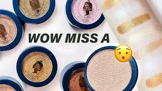 Gorgeous Budget Friendly Metallic Shadows - Miss A Venetian Romance Creamy Eyeshadow Swatches