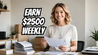 HOW TO EARN CASH MAIL FLYERS FROM HOME - Make Money Mailing Solar Flyers & Postcards All from Home!