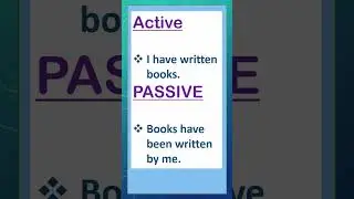 Active Vs Passive #ieltsvocabularyenglish #dearsir #learn
