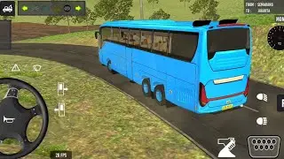 Highway Bus Simulator 😄 Tourist Bus Game । Bus Parking Game । Indian Bus Driving 👾