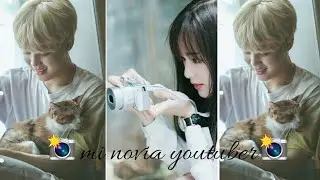Imagina Jimin 📸mi novia Youtuber📸~imitando tiktoks~