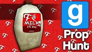 Gmod: Молоко Фрэн! (Garry's Mod Prop Hunt — Comedy Gaming)