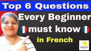 Learn French - Basic French Conversation Questions - You Should Know