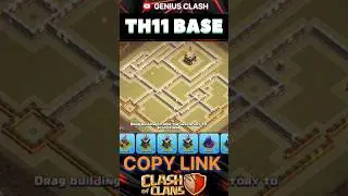 Th 11 Best War/Cwl Base Design #clashofclans #th11 #baselink
