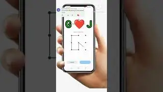 G ❤️ J loves pattern GJ pattern lock kaise banaye GJ pattern video #shortfeed #shorts