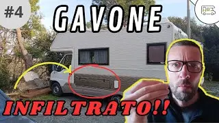 Riparazione infiltrazione camper  - Gavone montato al contrario