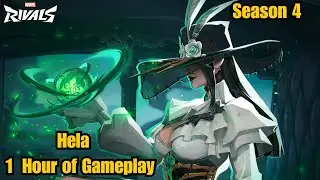 Hela The Grim Lady 1 Hour of Gameplay | Marvel Rivals | Season 4