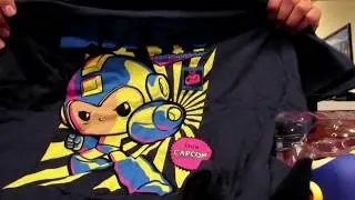 Funko POP! Napalm Mega Man & T-SHIRT Gamestop EXCLUSIVE #384