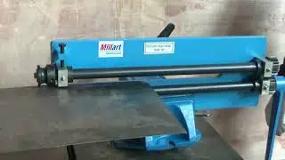 Millart Machine Tools Manual Bead Roller Rotary Swage RM 18 - Operation