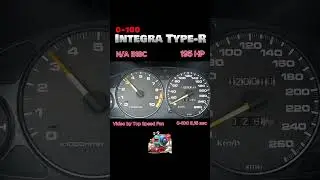 Integra Type-R Acceleration 0-100  #0to100acceleration #vtec #vtecclub #turbo #short #shorts