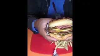 Las hamburguesas mas grandes de Hidalgo en Alfajayucan  #comidamexicana #platillosgourmet
