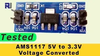 Протестированный преобразователь напряжения Arduino AMS1117 5 В в 3,3 В