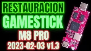 GAME STICK LITE 4K M8 PRO RESTAURA Y AGREGA JUEGOS / 2.4G Wireless Controller Gamepad