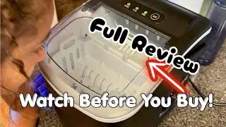 Honest Full Review on Portable Ice Maker | COWSAR Ice Maker Countertop with Self-Cleaning.